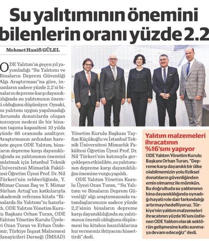 SU YALITIMININ ÖNEMİNİ BİLENLERİN ORANI YÜZDE 2.2