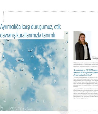  AYRIMCILIĞA KARŞI DURUŞUMUZ, ETİK DAVRANIŞ KURALLARIMIZLA TANIMLI 