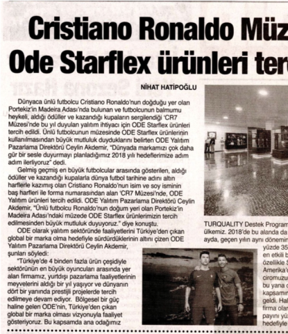  CRISTIANO RONALDO MÜZESİ’NDE ODE TERCİH EDİLDİ 