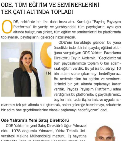  ODE Tüm Eğitim ve Seminerlerini Tek Çatı Altında Topladı 